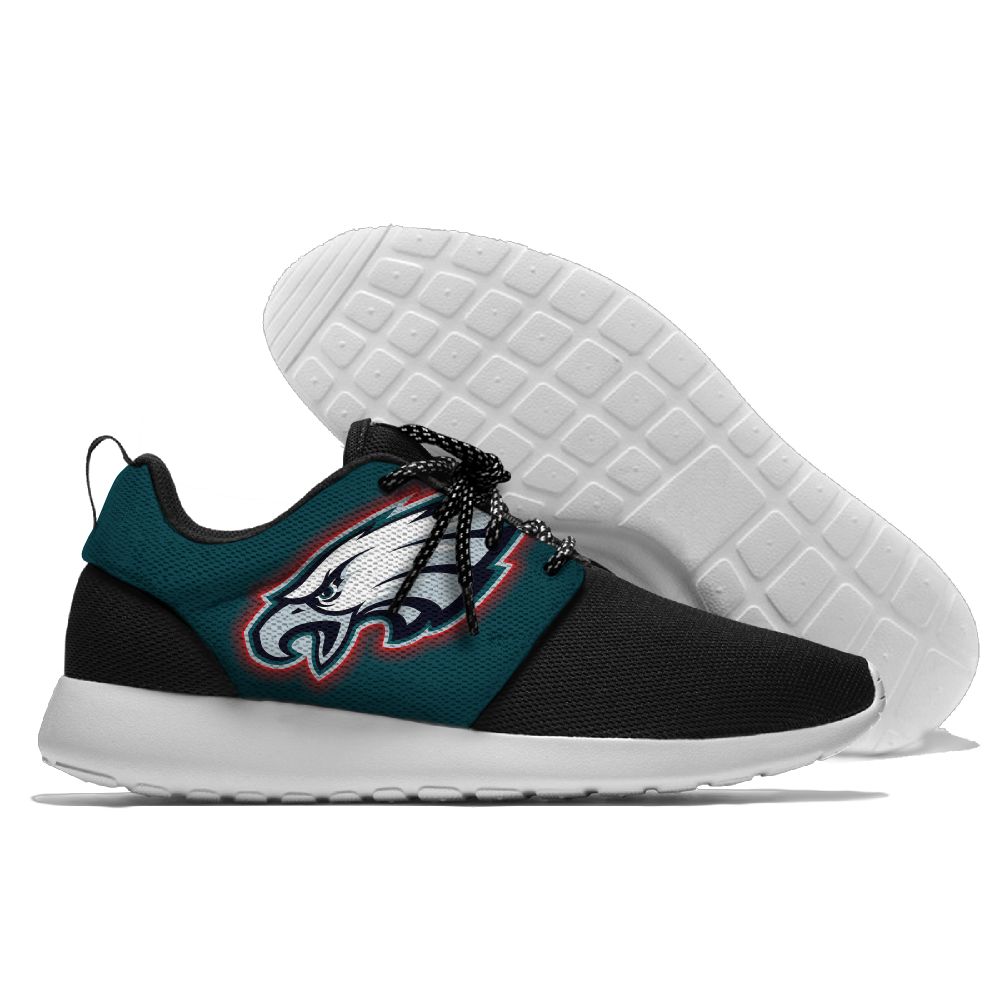Women's NFL Philadelphia Eagles Roshe Style Lightweight Running Shoes 001